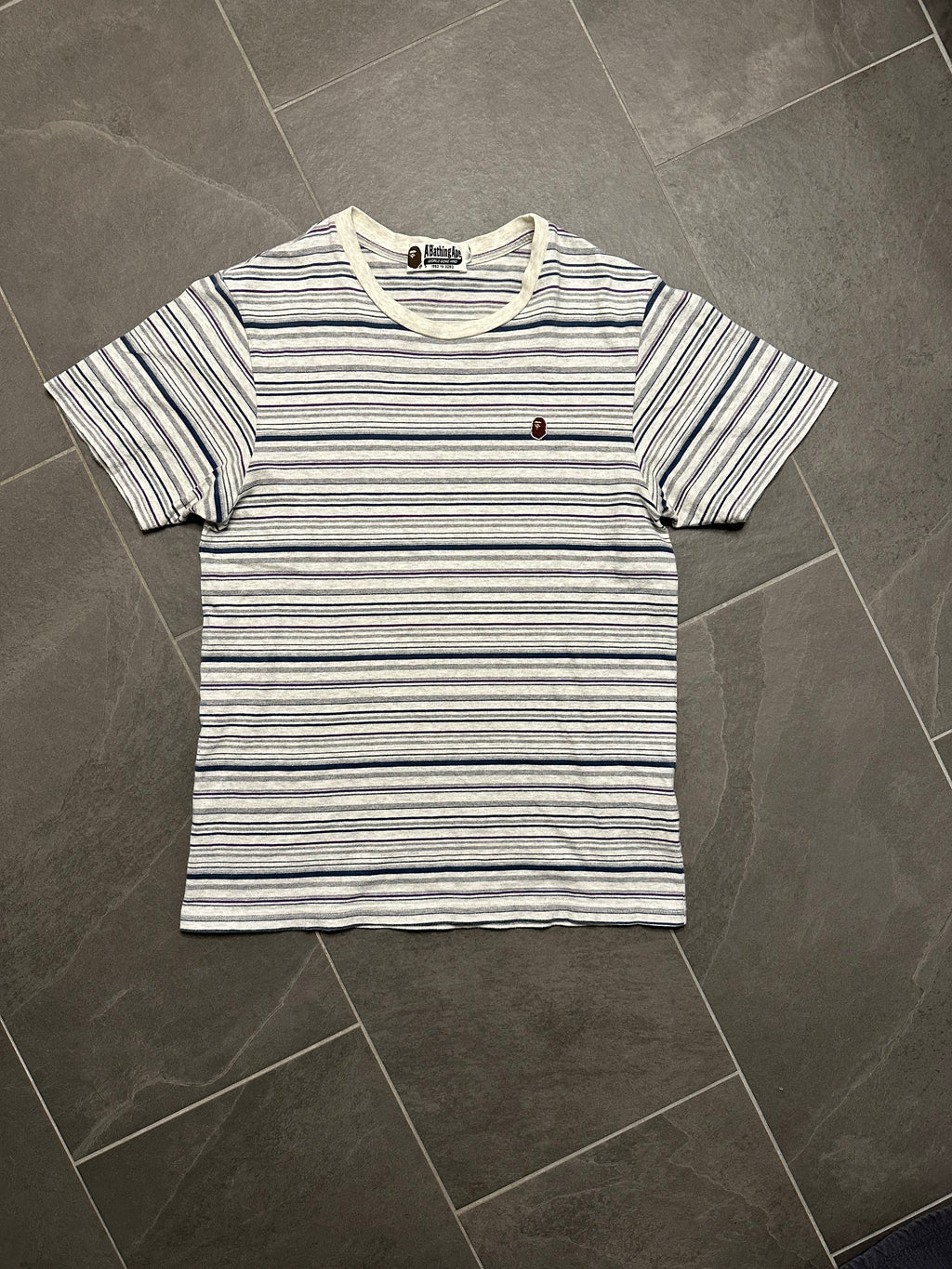 Striped Bape T-shirt - S