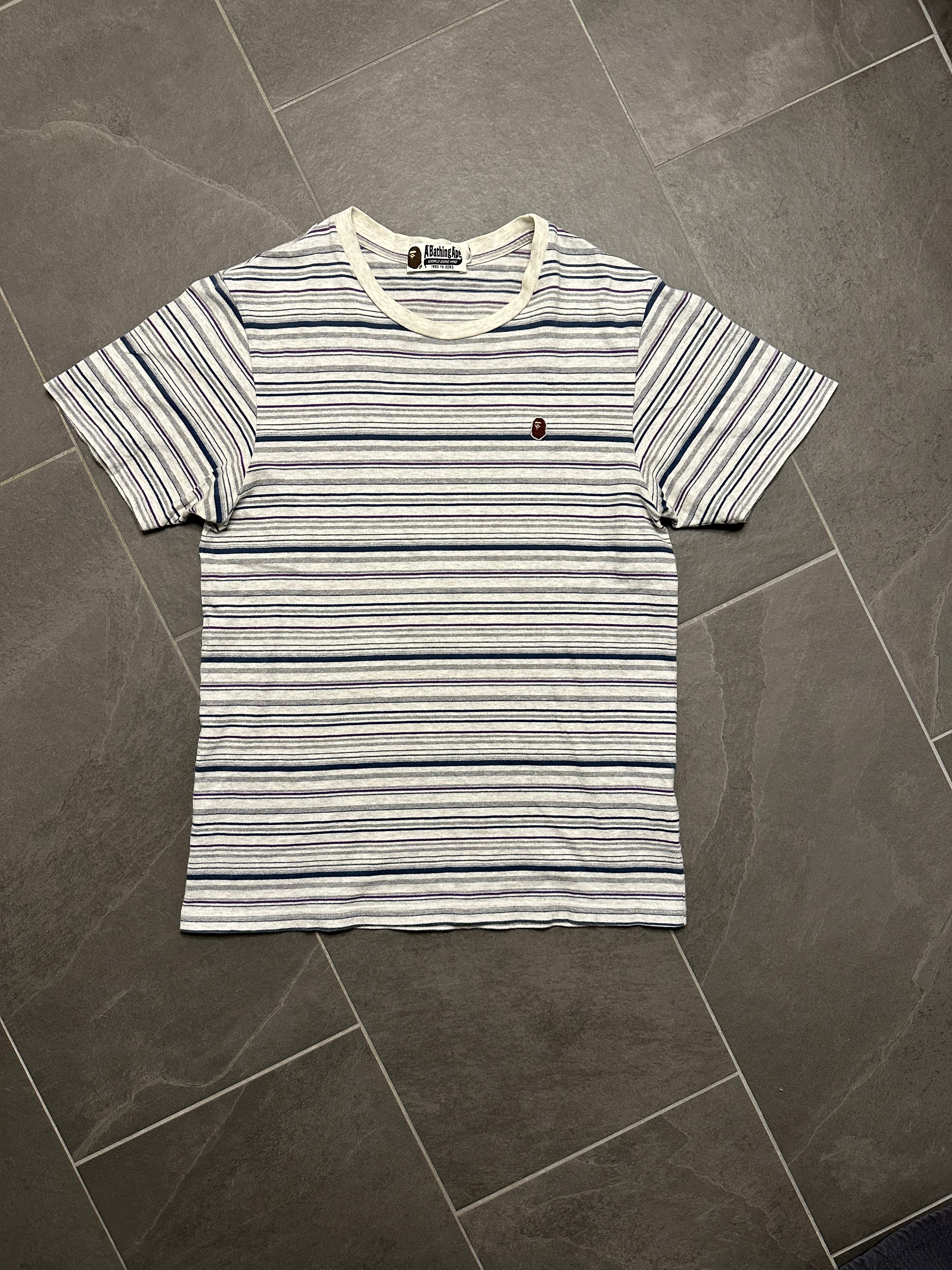 Striped Bape T-shirt - S