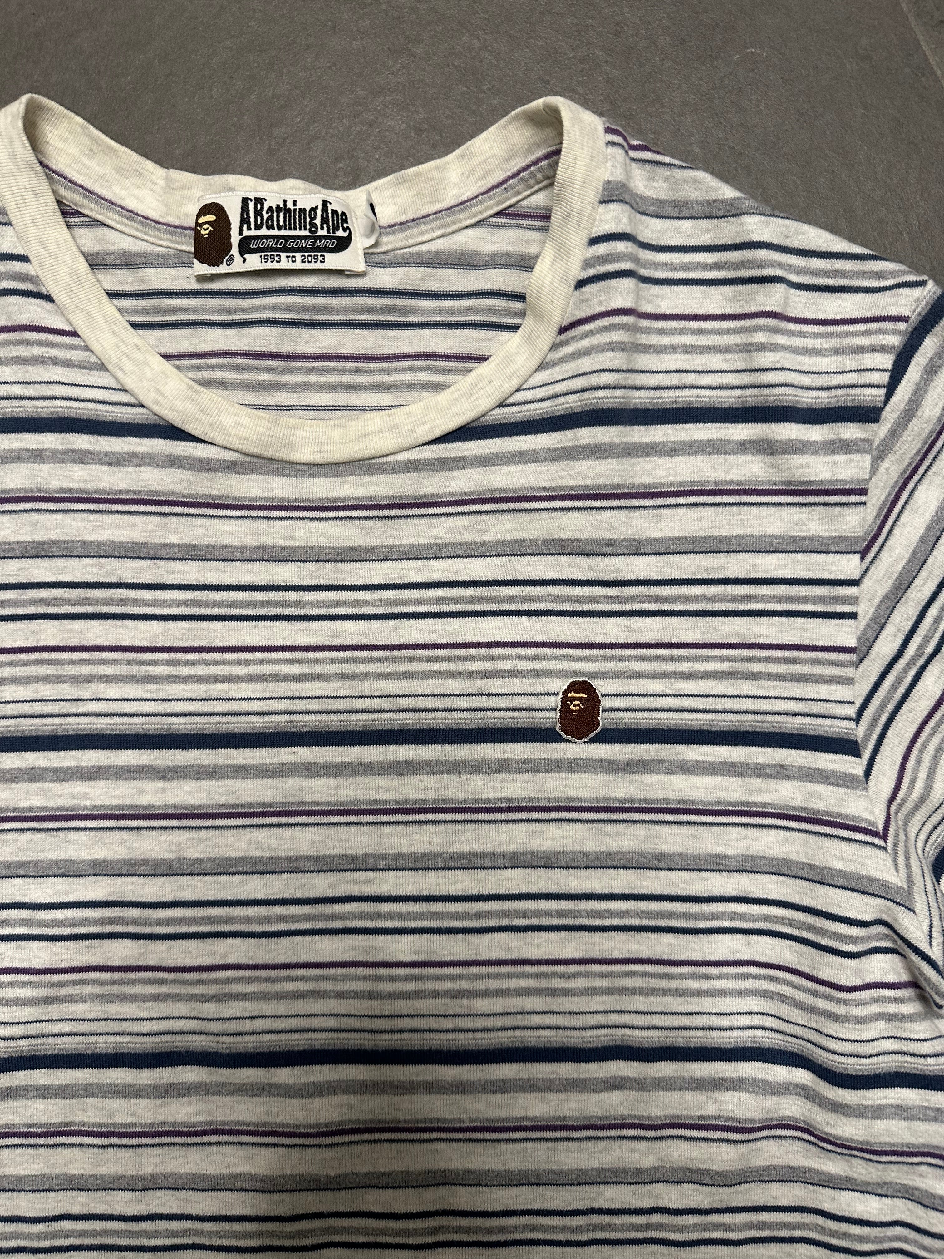 Striped Bape T-shirt - S