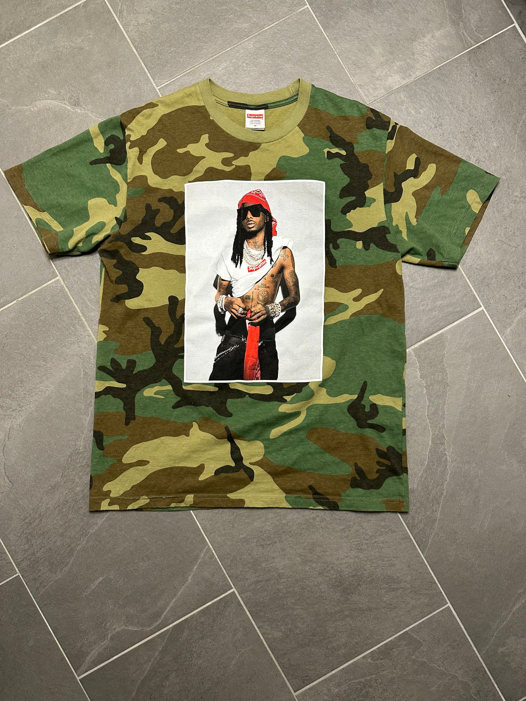 Playboi Carti x Supreme camo T-shirt - M