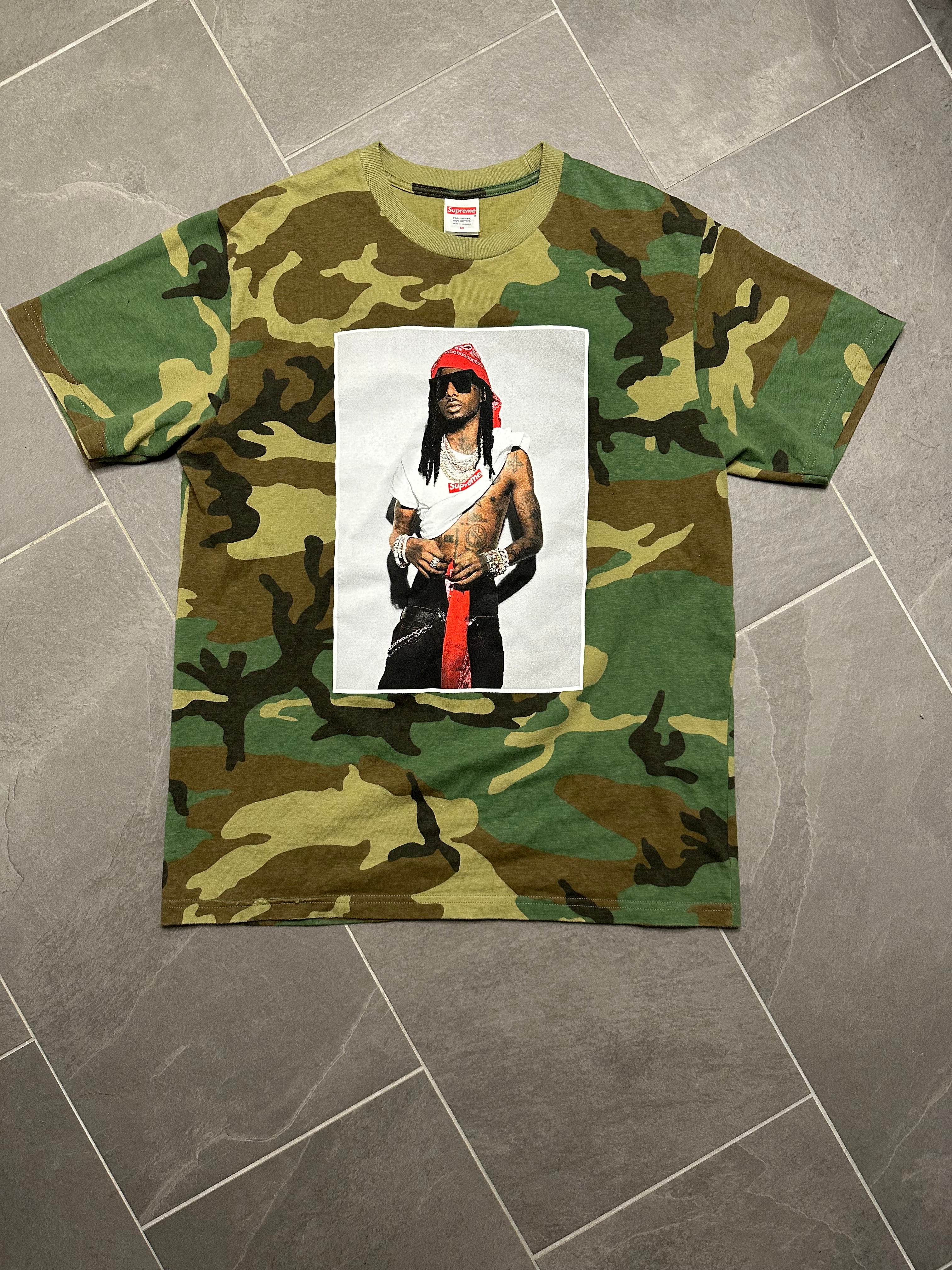 Playboi Carti x Supreme camo T-shirt - M