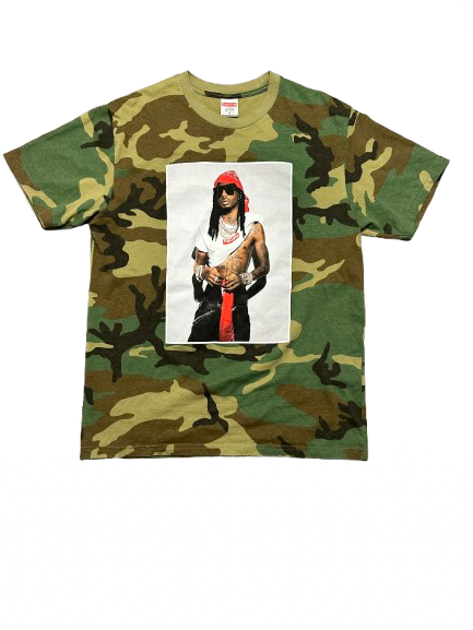 Playboi Carti x Supreme camo T-shirt - M