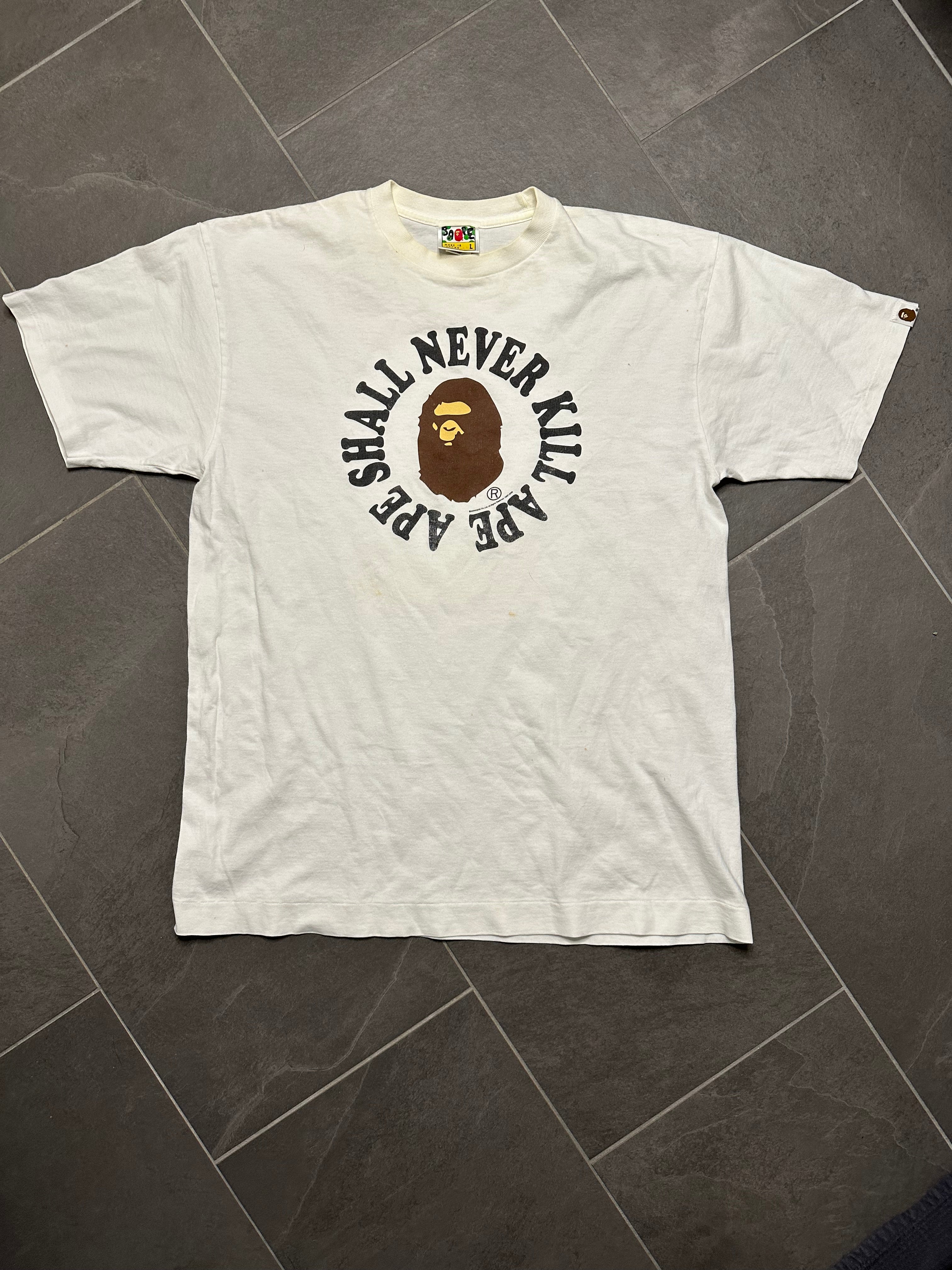 White Bape T-shirt - L