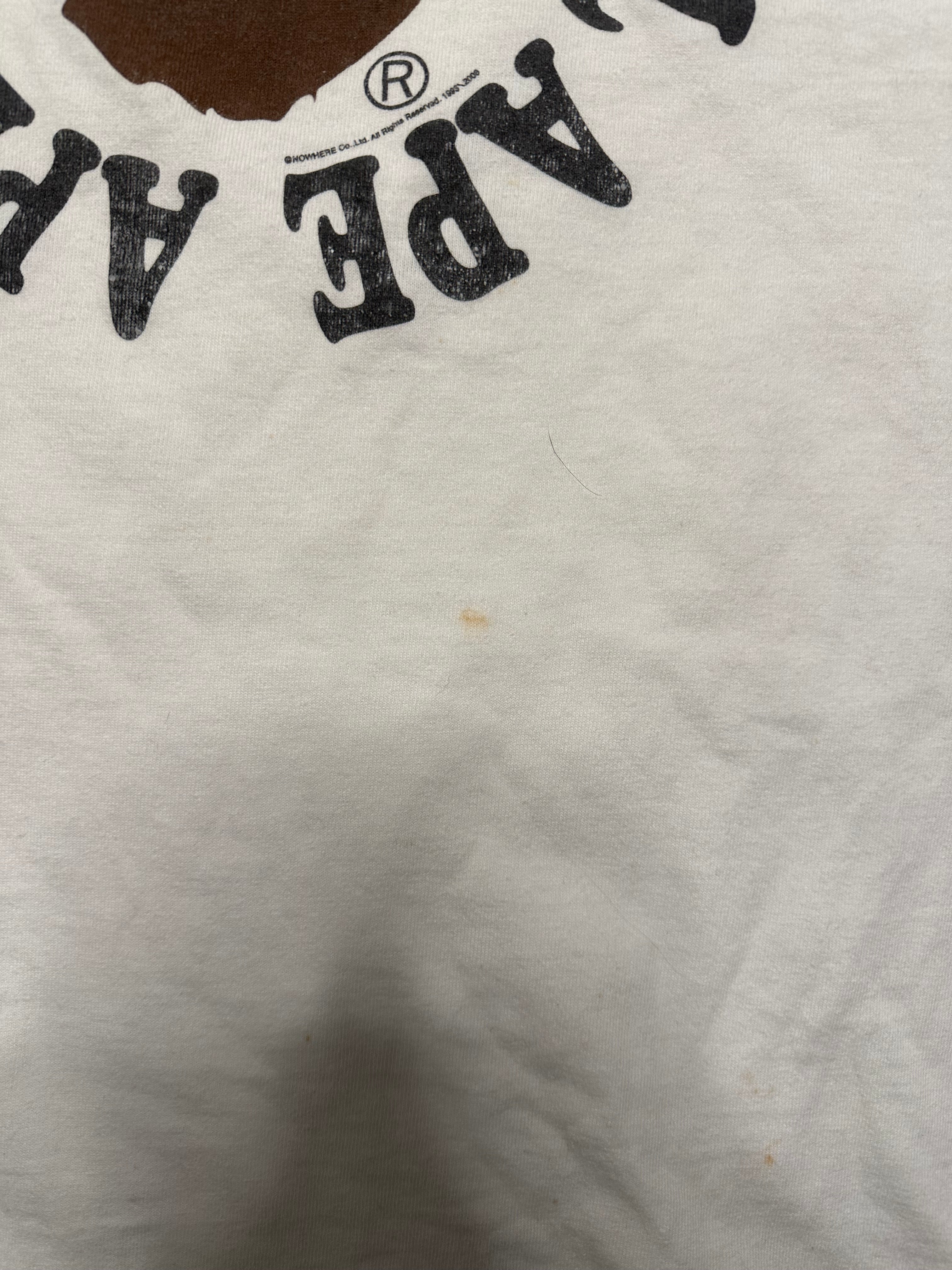 White Bape T-shirt - L