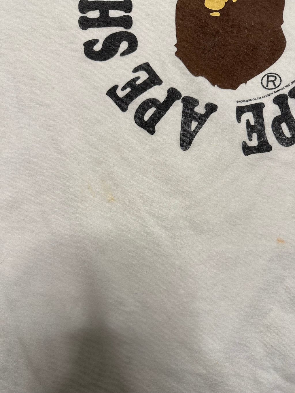 White Bape T-shirt - L