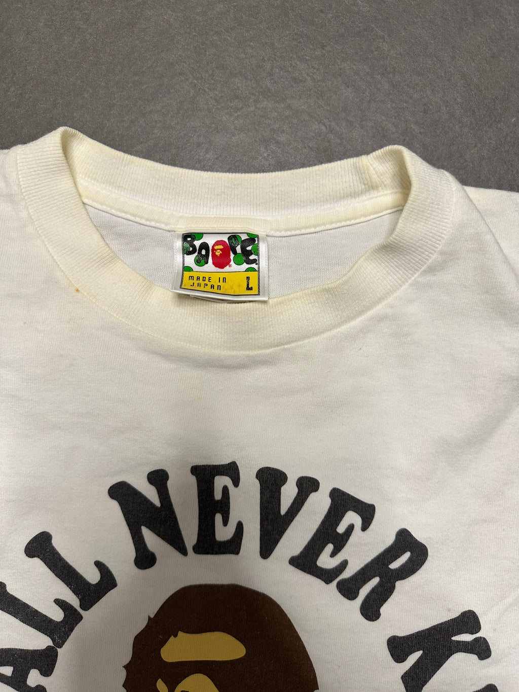 White Bape T-shirt - L