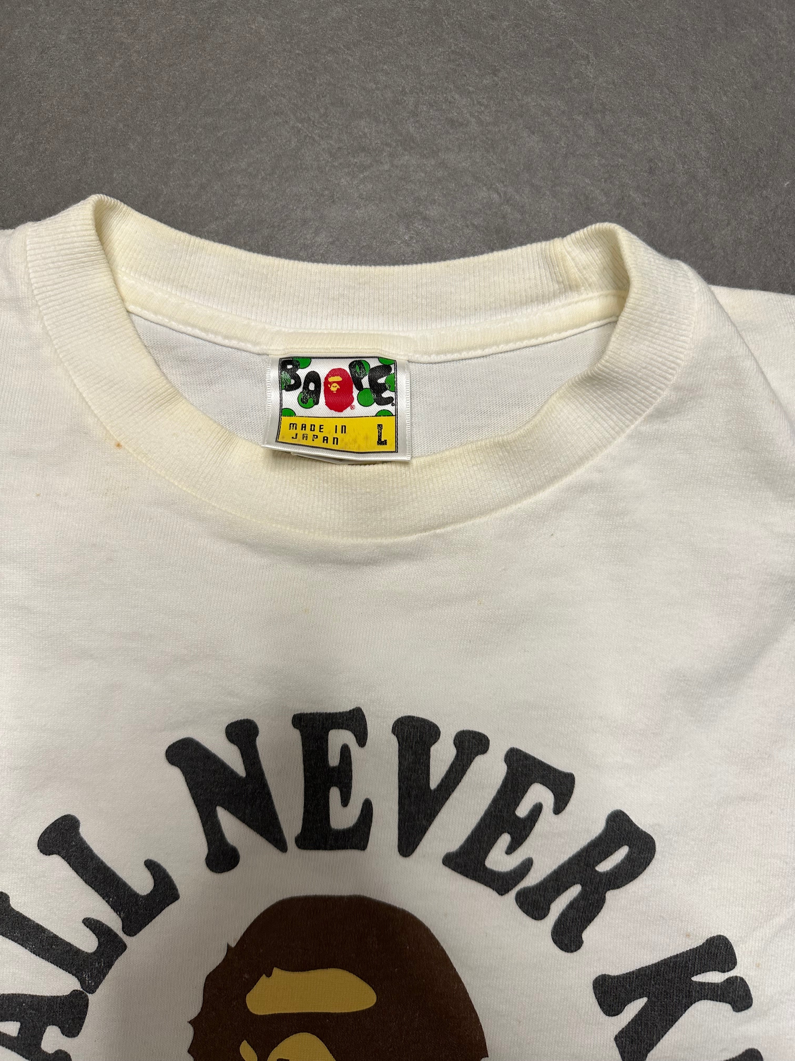 White Bape T-shirt - L