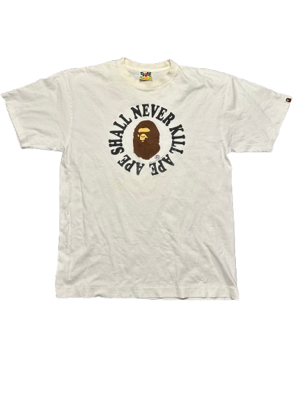 White Bape T-shirt - L
