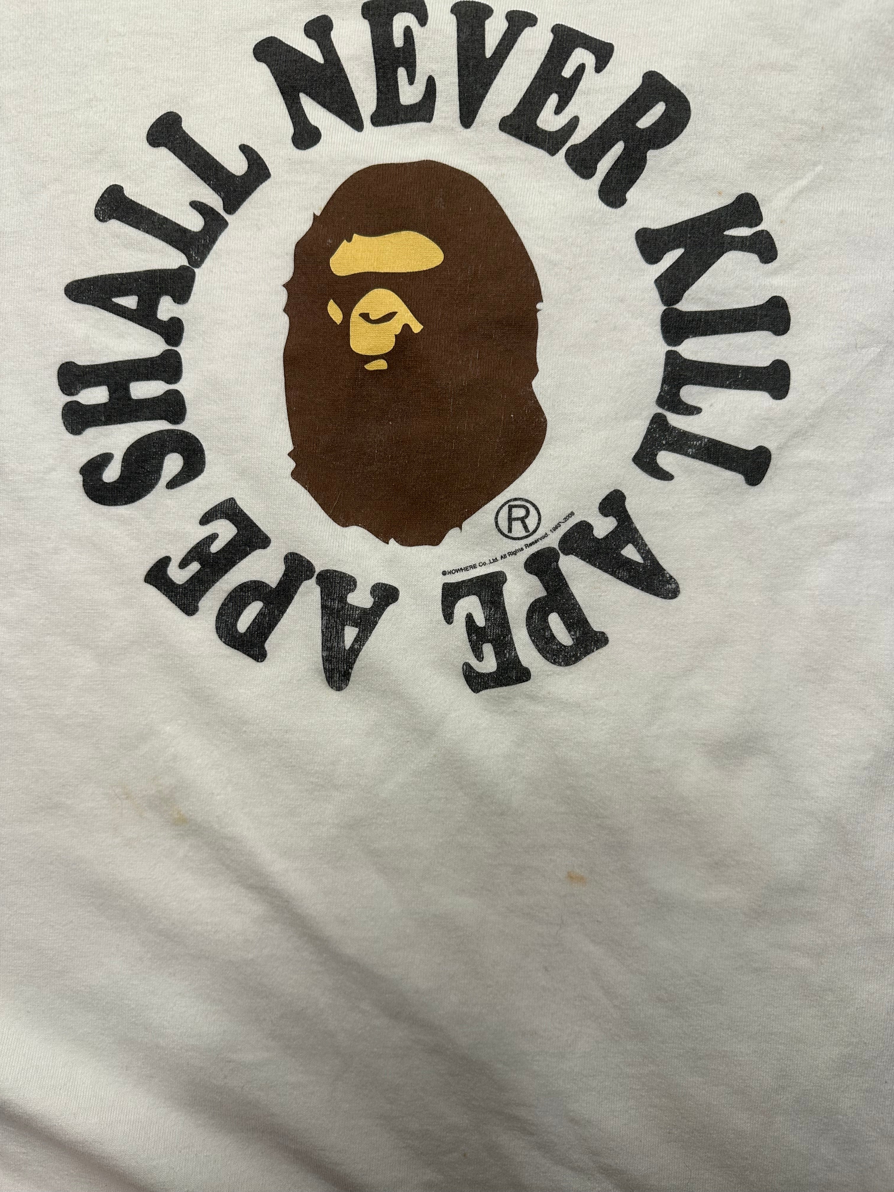 White Bape T-shirt - L